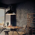 Pendente Retro Fumê Industrial Vidro Loft Luminária Vintage L