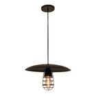 Pendente Retrô Gota Marrom