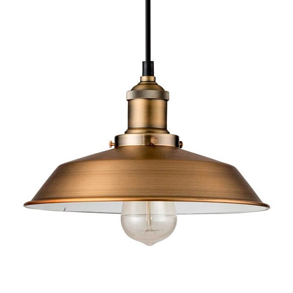 Pendente Retro Industrial Preto Loft Luminária Vintage Lustre