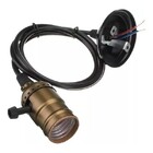 Pendente Retro Industrial Tipo Soquete Loft Luminária Vintage