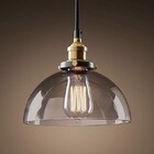 Pendente Retro Industrial Vidro Loft Luminária Vintage Lustre