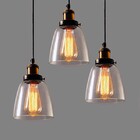 Pendente Retro Industrial Vidro Loft Luminária Vintage Lustre