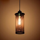 Pendente Retro Industrial Vidro Loft Luminária Vintage Lustre