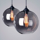 Pendente Retro Industrial Vidro Loft Luminária Vintage Lustre
