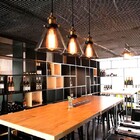 Pendente Retro Industrial Vidro Loft Luminária Vintage Lustre