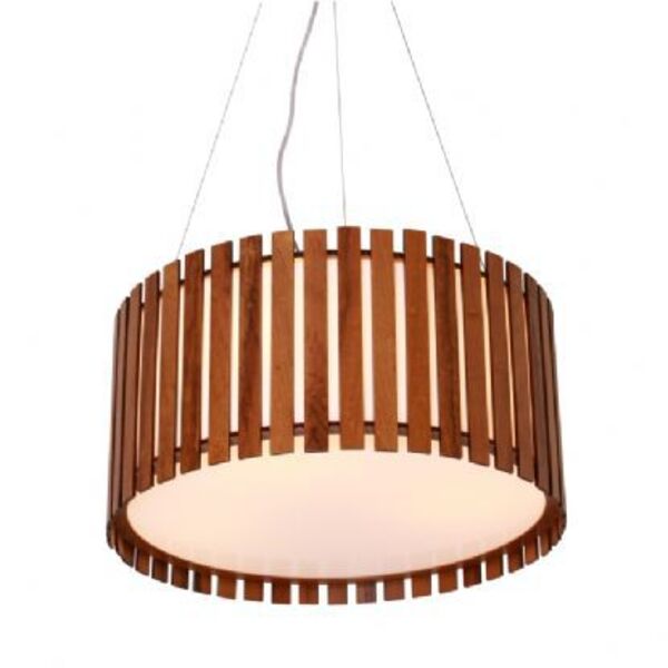 Pendente Ripado Cilíndrico Com Acrílico 25cm X 50cm- Accord 1