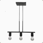 Pendente Rubis Aluminio Teto E27 3 Luzes Lumini Lab