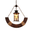 Pendente Rústico Âncora 54cm 1e27 La0026 Delis