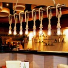 Pendente Rústico Retro Industrial Corda Loft Luminária Vintag