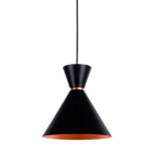 Pendente Set Preto E Cobre (d)23cm (a)23cm 1x40w E27