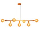 Pendente Seven Cobre Para 7 Lâmpadas E-27 Bivolt