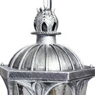 Pendente Sextavado Colonial Vintage Alumínio E Vidro Area Ext