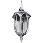 Pendente Sextavado Colonial Vintage Alumínio E Vidro Area Ext