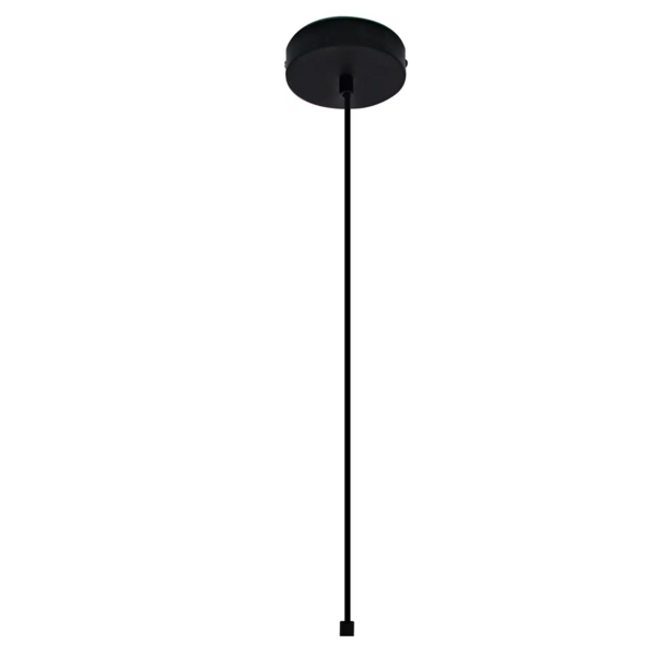 Pendente Sfera Preto (d)26cm (a)3cm 5x5w G9