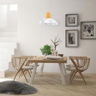 Pendente Sides M3 E7 Com Copo Amarelo Branco/amarelo