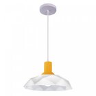 Pendente Sides M3 E7 Com Copo Amarelo Branco/amarelo