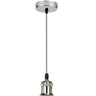 Pendente Simples Retro  E27 Prata
