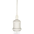 Pendente Simples Retro A1 E27 Rosca Branco