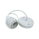 Pendente Simples Retro A1 E27 Rosca Branco