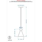 Pendente Sinus 4001 Branco C/ Dourado/1