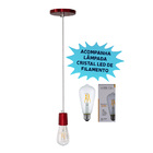 Pendente Slim Colors Vermelho