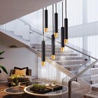 Pendente Slim Linear Tubular Moderno Bicolor P/1 Dicroica - 3