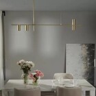 Pendente Slim Moderna Minimalista P/3 Mini Dicroicas Design T