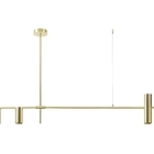 Pendente Slim Moderna Minimalista P/3 Mini Dicroicas Design T