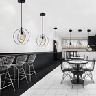 Pendente Slim Moderno Geométrico 3 Círculos P/ 1 Lâmpada E27