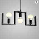 Pendente Slim Moderno Metálico Est. Industrial P/3 Lâmpadas L