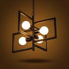 Pendente Slim Moderno Metálico Geométrico Est. Industrial P/4