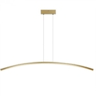 Pendente Slim Moderno Perfil Curvo Led Integrado 1,20m - Dour