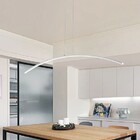 Pendente Slim Moderno Perfil Curvo Led Integrado 1,20m - Dour