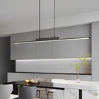 Pendente Slim Moderno Perfil Linear Led Integrado 1,00m - Pre