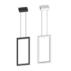 Pendente Slim Moderno Sofisticado Retangular Led Integrado 58