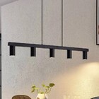 Pendente Slim Moderno Tubular Linear P/5 Dicroicas Tubo Horiz