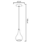 Pendente Sobrepor 5511 P/ 1 Lâmp Gu10 - Verde - Mm Iluminação