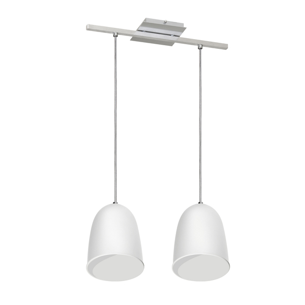 Pendente Sobrepor 7742 P/ 2 Lâmp E27 - Branca - Mm Iluminação