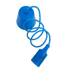 Pendente Soquete 1e27 Silicone Azul