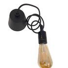 Pendente Soquete 1e27 Silicone Preto