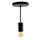 Pendente Soquete Copinho E27 + Led 2w G45 Preto