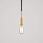 Pendente Soquete Infinite Prelúdio Dourado