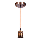 Pendente Soquete Retrô Industrial E27 Bronze