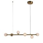 Pendente Spirit Dourado 92cm Led 18w 3000k Bivolt Hm025 Bella