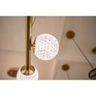 Pendente Spirit Dourado 92cm Led 18w 3000k Bivolt Hm025 Bella