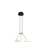 Pendente Spirit Dourado / Preto E Transparente (d)60cm (a)15c