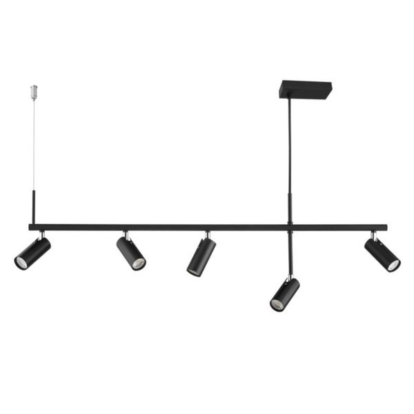 Pendente Spot Foco 5 Luzes Lampada Mr11 Bronzearte 127/220v O