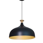 Pendente Spot Line Indiano Preto E Dourado 1xe27 428/1