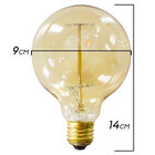 Pendente Sputnik Atom Cobre Escovado + 12 Lampadas Filamento