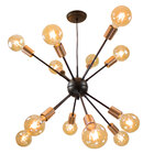 Pendente Sputnik Atom Preto com Cobre St598